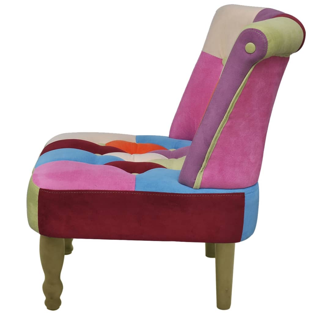 8718475862758_g_en_hd_2 vidaXL French Chair with Patchwork Design Fabric - Image 3