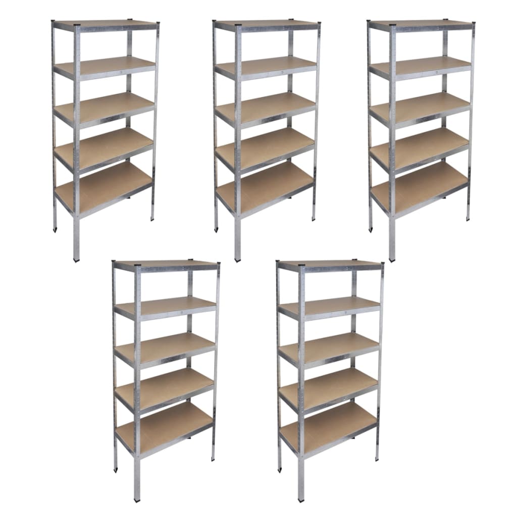8718475863243_a_en_hd_1 Storage Rack Garage Storage Shelf 5pcs - Image 1