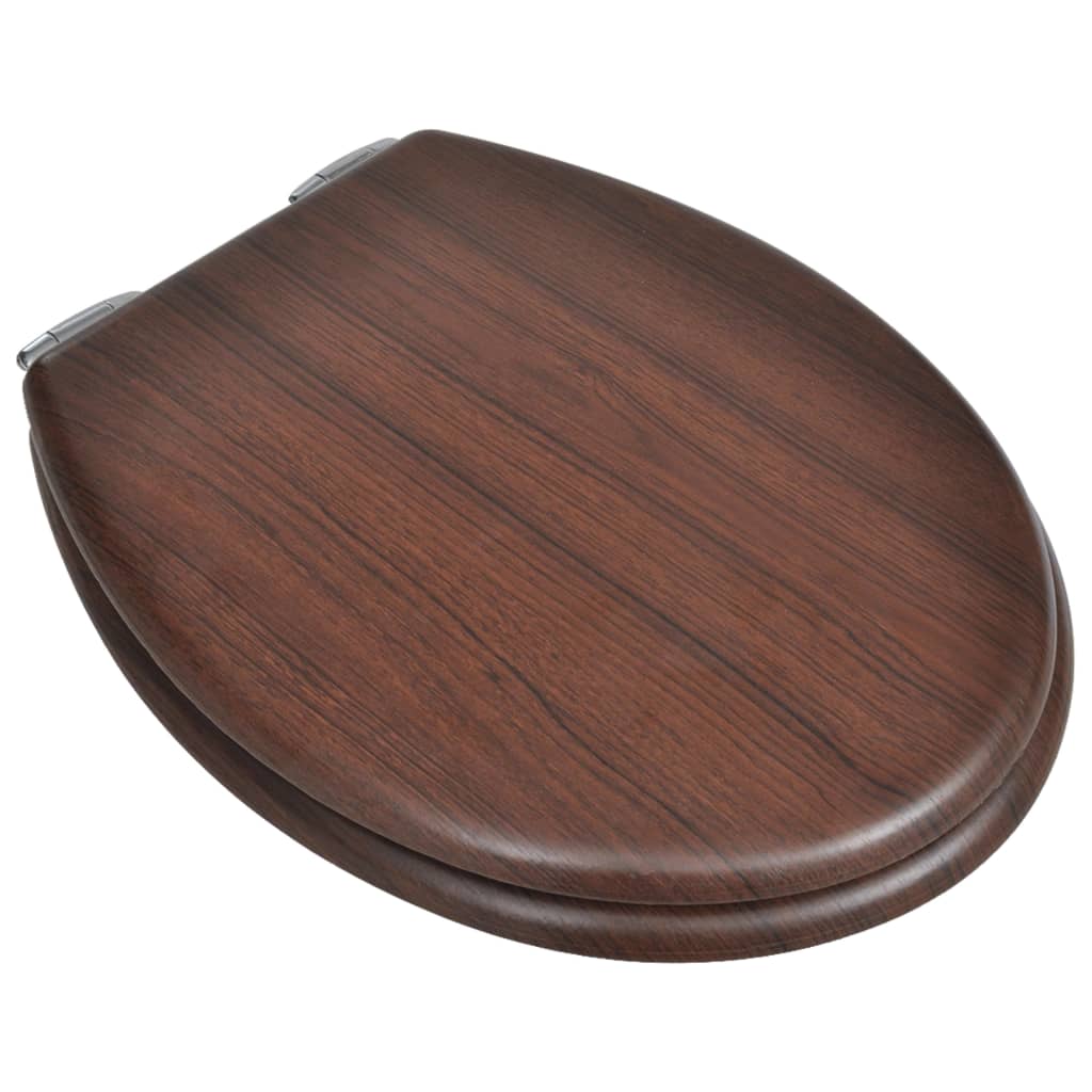 8718475863786_g_en_hd_2 vidaXL WC Toilet Seat MDF Soft Close Lid Simple Design Brown - Image 3