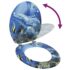 vidaXL WC Toilet Seat MDF Lid Dolphins - Image 7