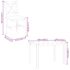 vidaXL 5 Piece Dining Set White - Image 12