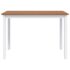 vidaXL 5 Piece Dining Set Brown and White - Image 7