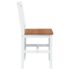 vidaXL 5 Piece Dining Set Brown and White - Image 8