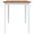 vidaXL 5 Piece Dining Set Brown and White - Image 9