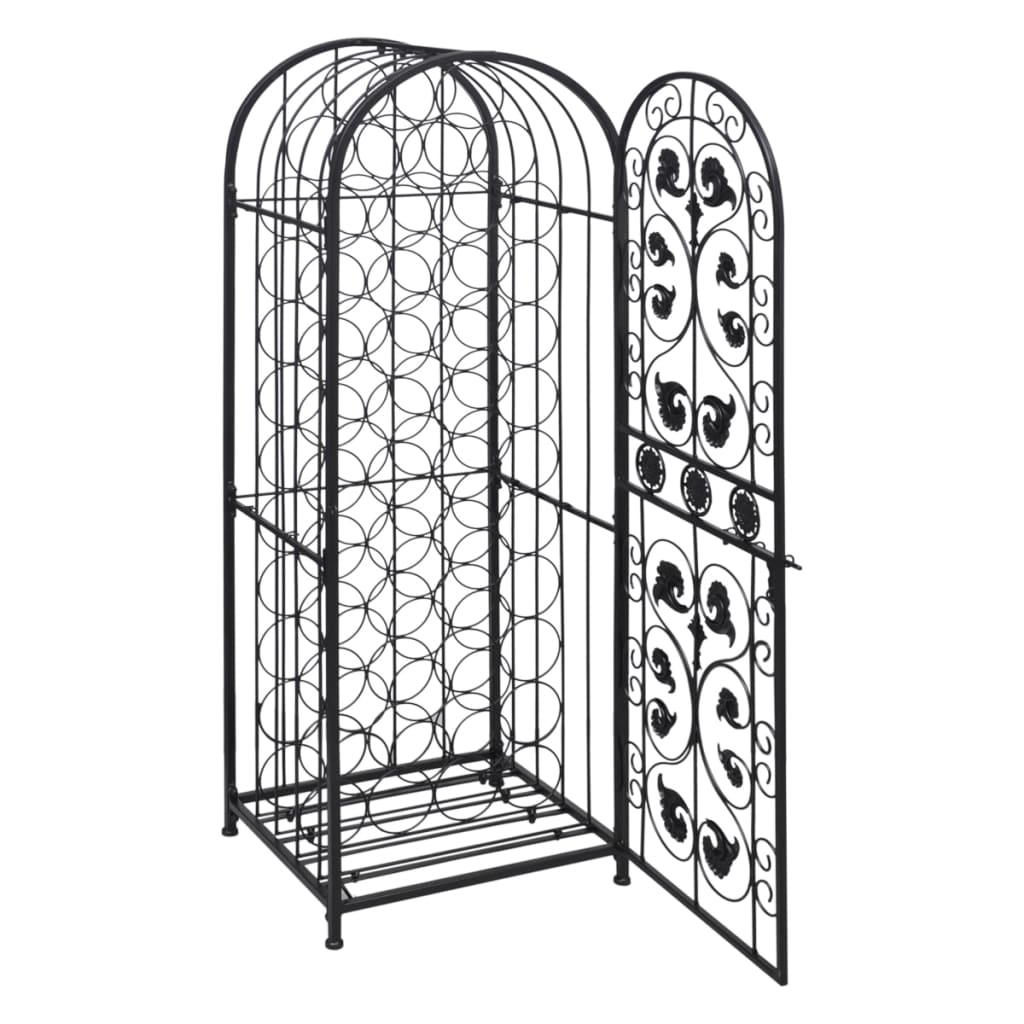 8718475868026_a_en_hd_1 vidaXL Wine Rack for 45 Bottles Metal - Image 2