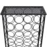 vidaXL Wine Rack for 28 Bottles Metal - Image 4
