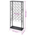 vidaXL Wine Rack for 28 Bottles Metal - Image 5