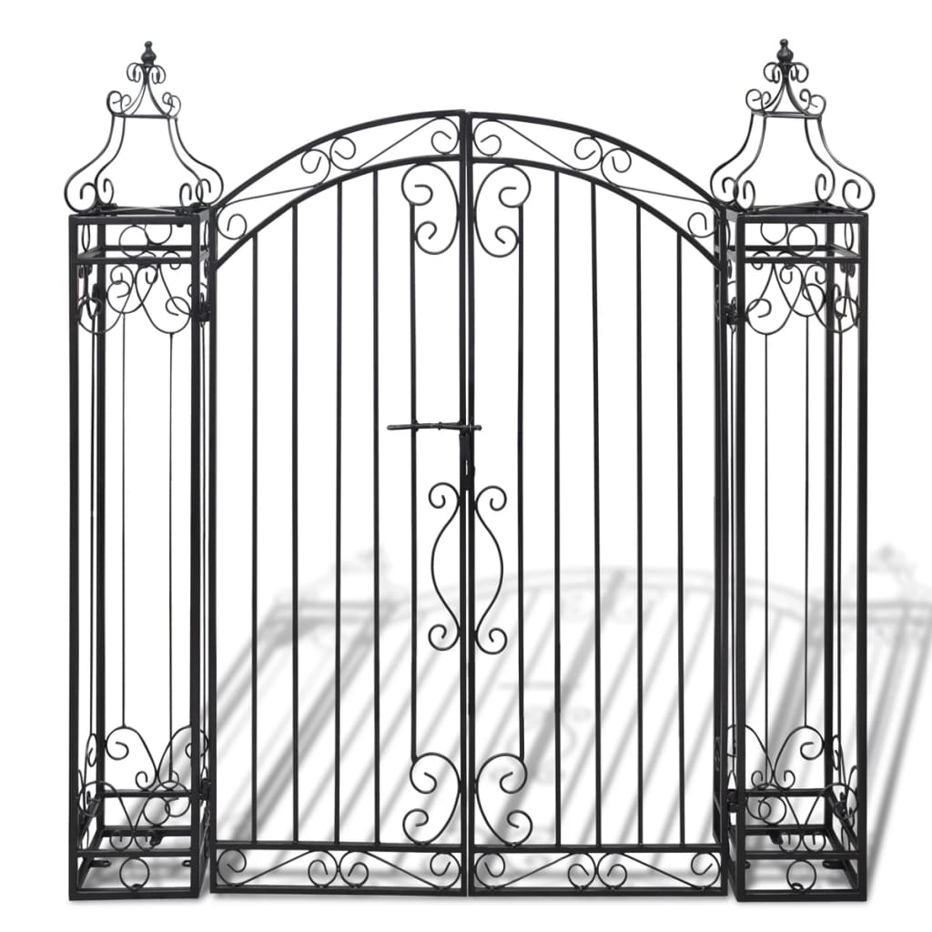 8718475868064_g_en_hd_1 vidaXL Ornamental Garden Gate Wrought Iron 122x20.5x134 cm - Image 2