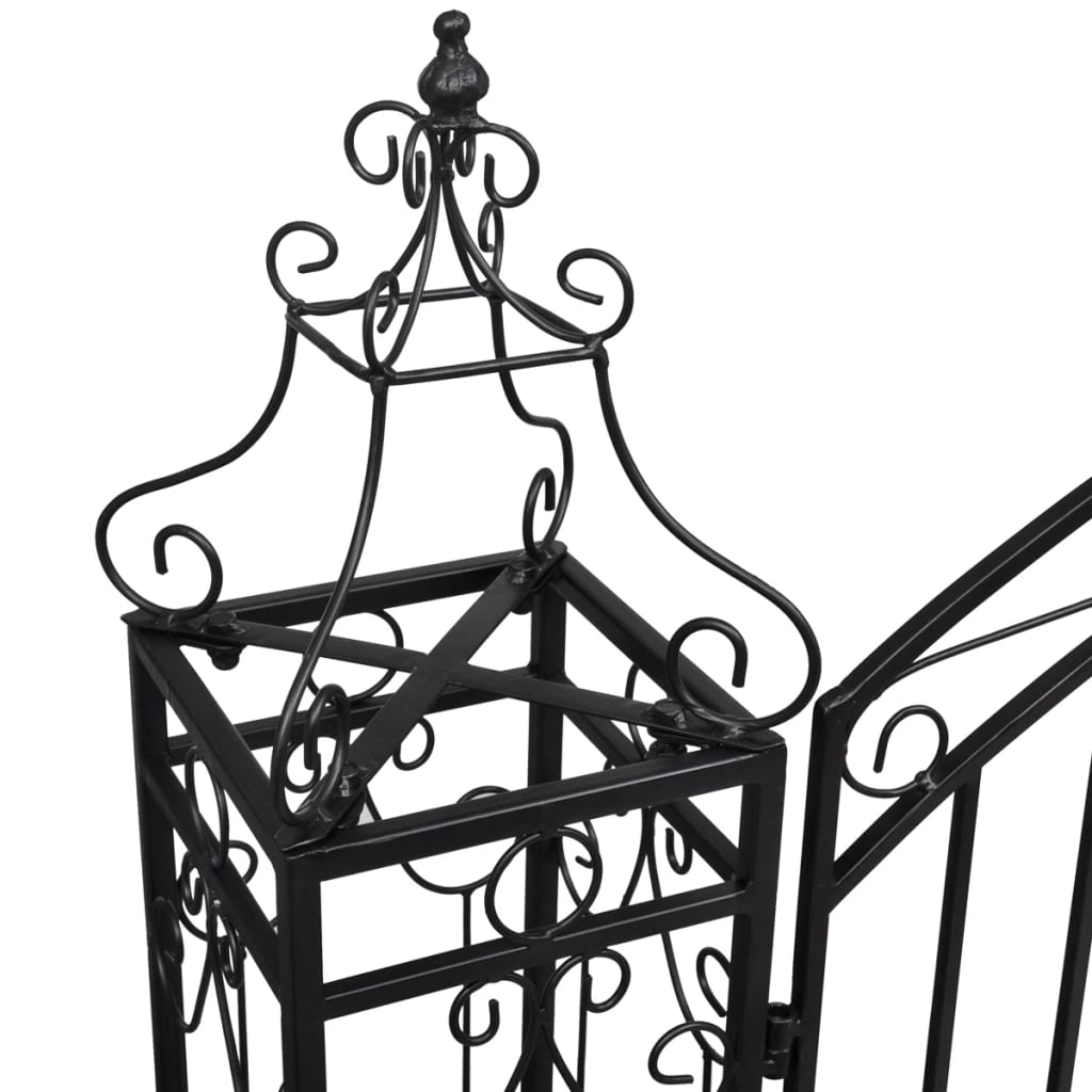 8718475868064_g_en_hd_3 vidaXL Ornamental Garden Gate Wrought Iron 122x20.5x134 cm - Image 4