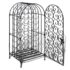 vidaXL Wine Rack for 35 Bottles Metal - Image 2