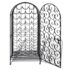 vidaXL Wine Rack for 35 Bottles Metal - Image 6
