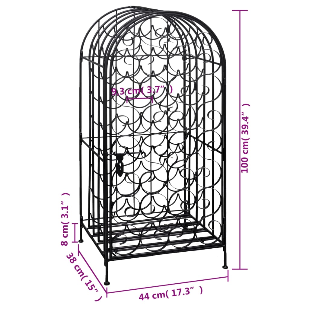 8718475868071_g_en_hd_5 vidaXL Wine Rack for 35 Bottles Metal - Image 8