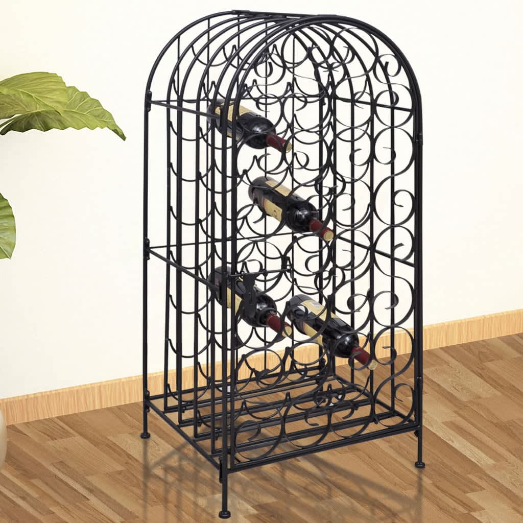 8718475868071_m_en_hd_1 vidaXL Wine Rack for 35 Bottles Metal - Image 1