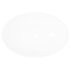 vidaXL Luxury Ceramic Basin Oval-shaped Sink White 40 x 33 cm - Image 3