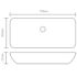 vidaXL Luxury Ceramic Basin Rectangular Sink White 71 x 39 cm - Image 6