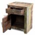 vidaXL End Table with 1 Drawer 1 Door Reclaimed Wood - Image 12