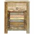 vidaXL End Table with 1 Drawer 1 Door Reclaimed Wood - Image 5