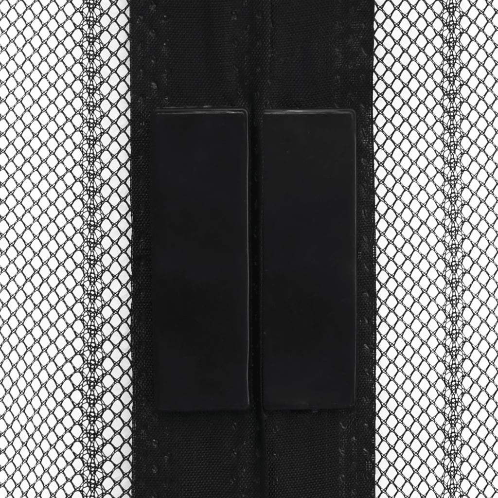 8718475869481_g_en_hd_2 vidaXL Insect Door Curtain 210 x 100 cm 2 pcs Magnet Black - Image 3