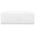 vidaXL Ceramic Basin Square with Overflow and Faucet Hole 41 x 41 cm - Image 5