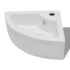 vidaXL Wash Basin with Overflow 45x32x12.5 cm White - Image 2