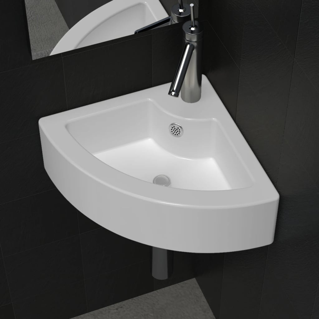 8718475869948_m_en_hd_1 vidaXL Wash Basin with Overflow 45x32x12.5 cm White - Image 1
