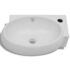 vidaXL Ceramic Sink Basin Faucet & Overflow Hole Bathroom White - Image 3