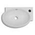 vidaXL Ceramic Sink Basin Faucet & Overflow Hole Bathroom White - Image 4