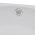vidaXL Ceramic Sink Basin Faucet & Overflow Hole Bathroom White - Image 5