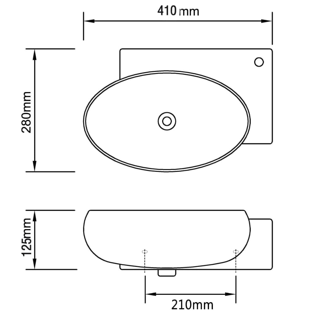 8718475869955_g_en_hd_5 vidaXL Ceramic Sink Basin Faucet & Overflow Hole Bathroom White - Image 7