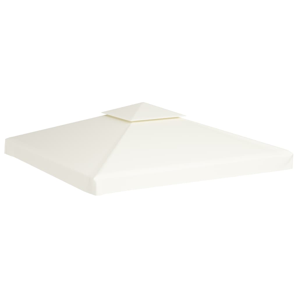 8718475869962_g_en_hd_1 vidaXL Waterproof Gazebo Cover Canopy 310 g / m² Cream White 3 x 3 m - Image 2