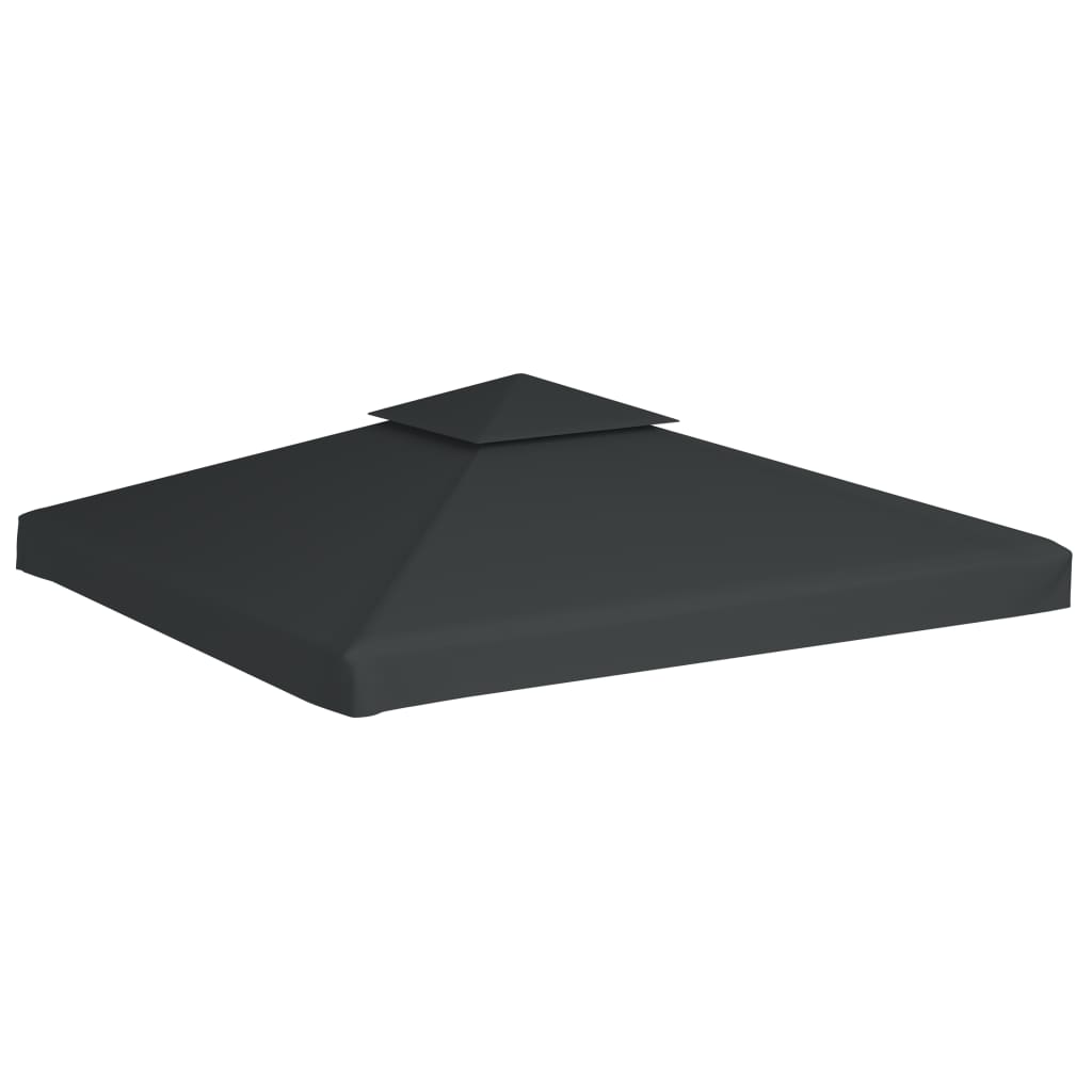 8718475870005_g_en_hd_1 Water-proof Gazebo Cover Canopy 310 g / m² Dark Grey 3 x 3 m - Image 2