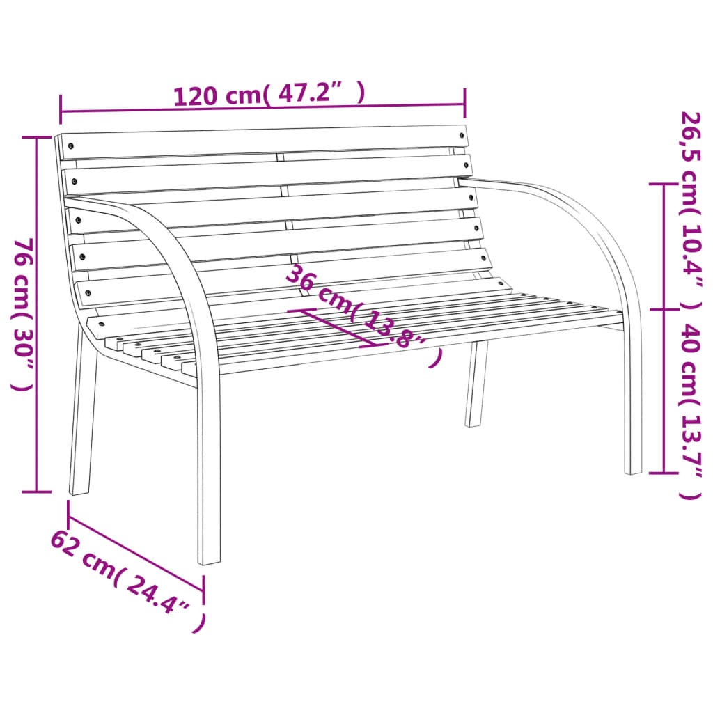 8718475870609_g_en_hd_6 vidaXL Garden Bench 120 cm Wood and Iron - Image 8
