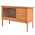 vidaXL Outdoor Rabbit Hutch 1 Layer Wood