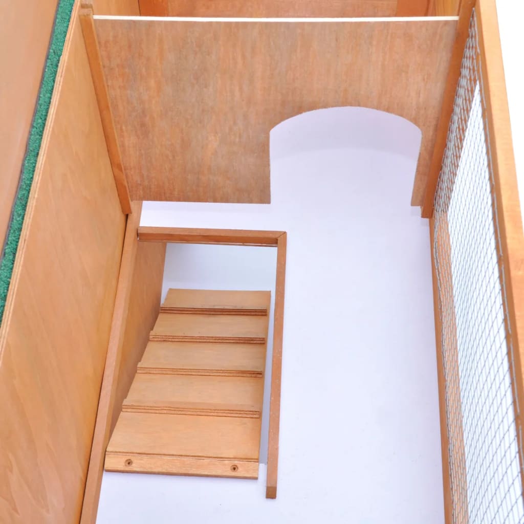 8718475871866_g_en_hd_4 Outdoor Rabbit Hutch Small Animal House Pet Cage 1 Door Wood - Image 5