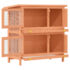 Outdoor Rabbit Hutch Small Animal House Pet Cage 4 Doors Wood - Image 4