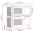Outdoor Rabbit Hutch Small Animal House Pet Cage 4 Doors Wood - Image 7