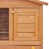Outdoor Rabbit Hutch Small Animal House Pet Cage 3 Doors Wood - Image 6