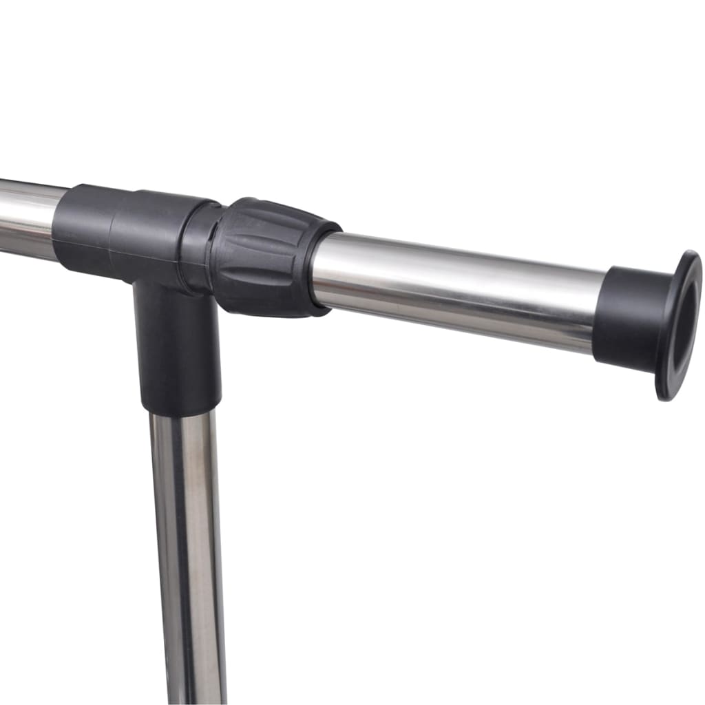 8718475873037_g_en_hd_3 vidaXL Adjustable Clothes Rack 4 Castors 1 Hanging Rail - Image 4