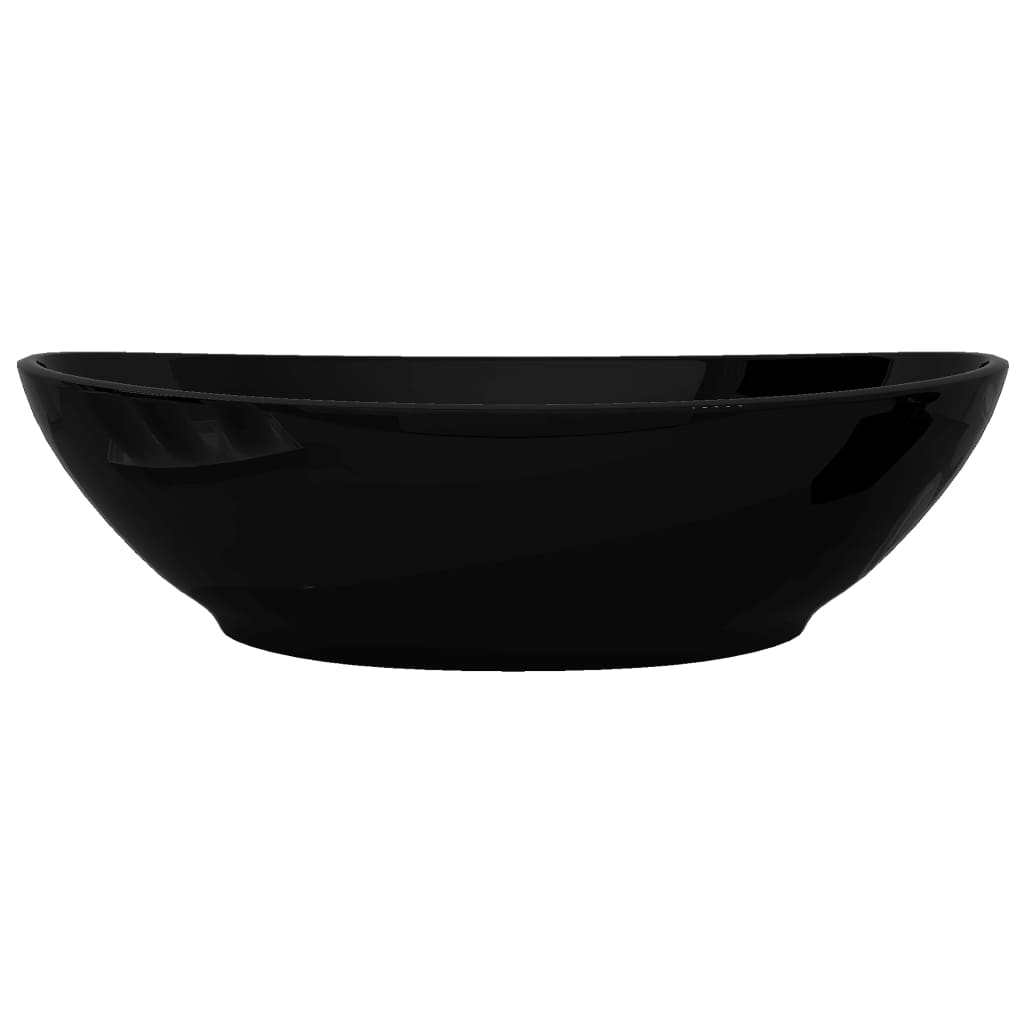 8718475873051_g_en_hd_3 vidaXL Luxury Ceramic Basin Oval-shaped Sink Black 40 x 33 cm - Image 5