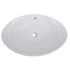 vidaXL Luxury Ceramic Basin Oval with Overflow 59 x 38.5 cm - Image 4