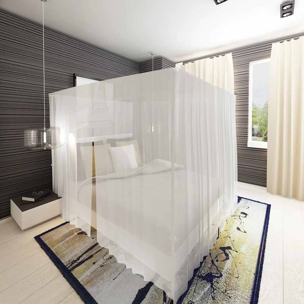 8718475873754_g_en_hd_1 Mosquito Net Bed Net Set Square 3 Openings 2 pcs - Image 3