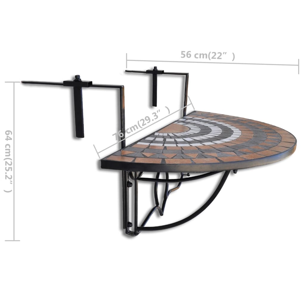 8718475874515_g_en_hd_4 vidaXL Hanging Balcony Table Terracotta and White Mosaic - Image 6