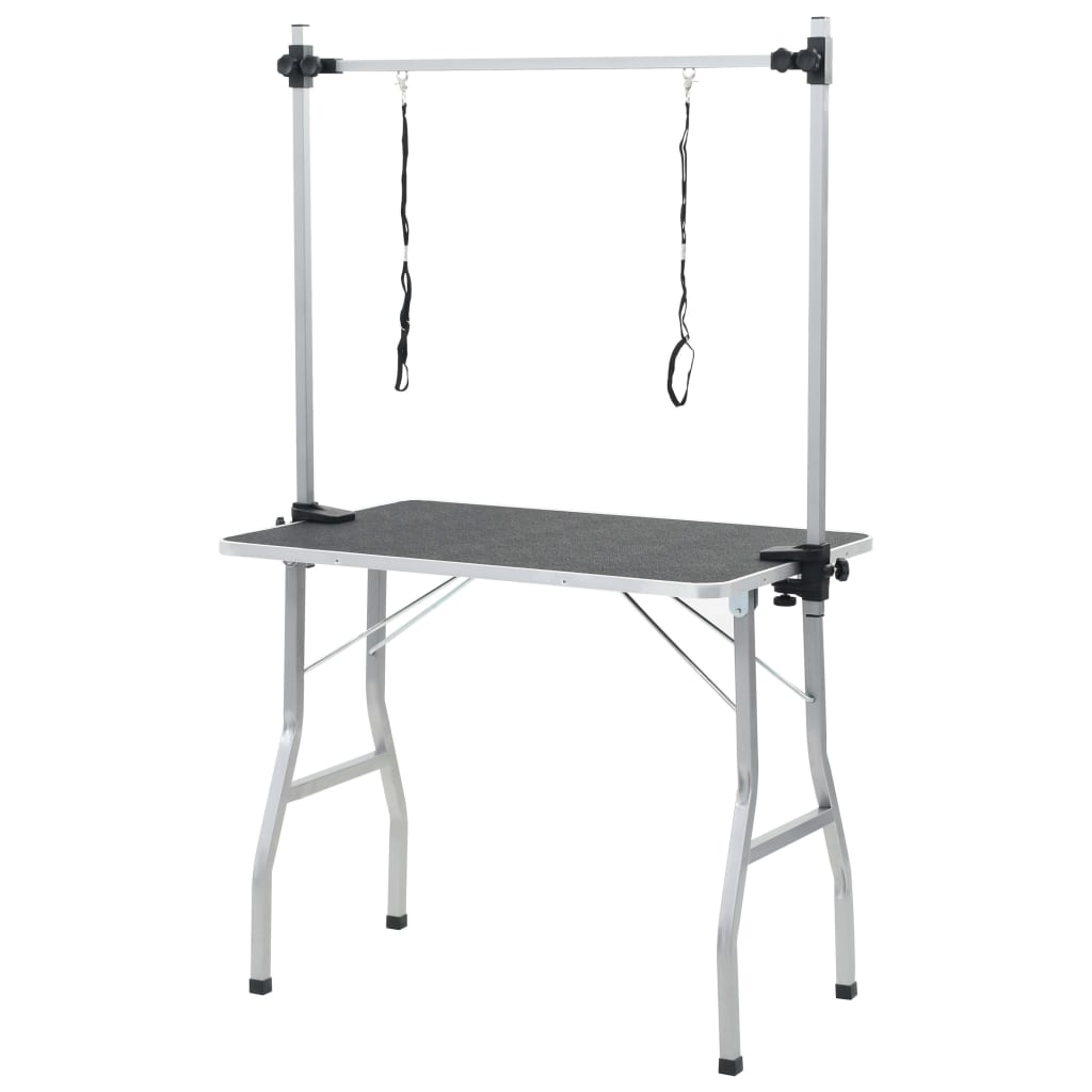 8718475874874_a_en_hd_1 vidaXL Bath Grooming Table for Dogs 2 Loops - Image 1
