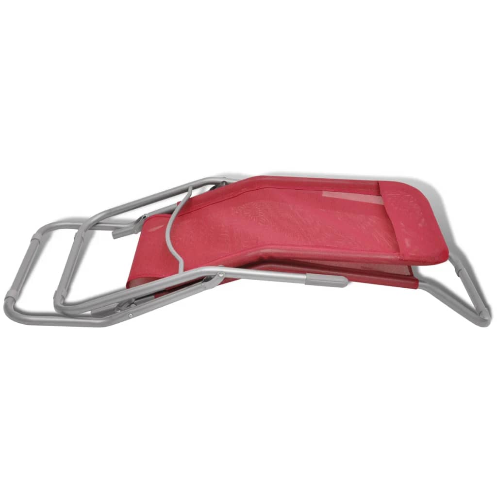 8718475875284_g_en_hd_7 vidaXL Sun Loungers 2 pcs Steel Frame and Textilene Red - Image 8