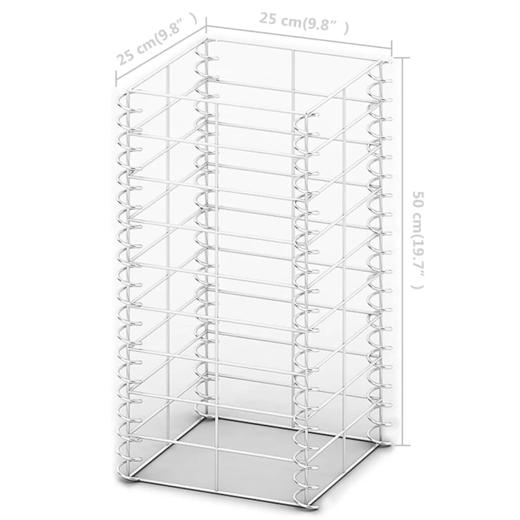 8718475875581_g_en_hd_3 vidaXL Gabion Set 3 pcs Galvanised Wire 25x25x50 cm - Image 4