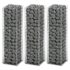 vidaXL Gabion Set 3 pcs Galvanised Wire 25x25x100 cm