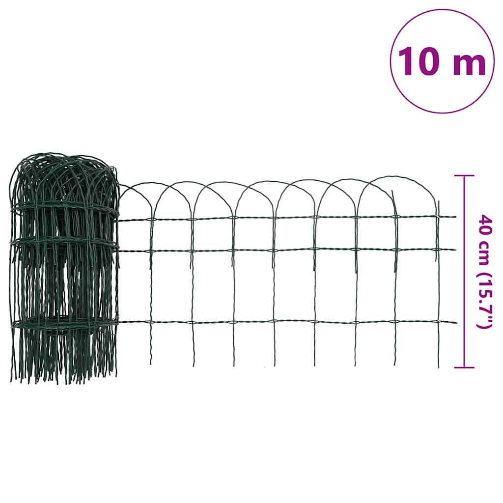 8718475875833_g_en_hd_5 vidaXL Garden Border Fence Powder-coated Iron 10x0.4 m - Image 7