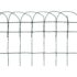 vidaXL Garden Border Fence Powder-coated Iron 25x0.4 m - Image 6