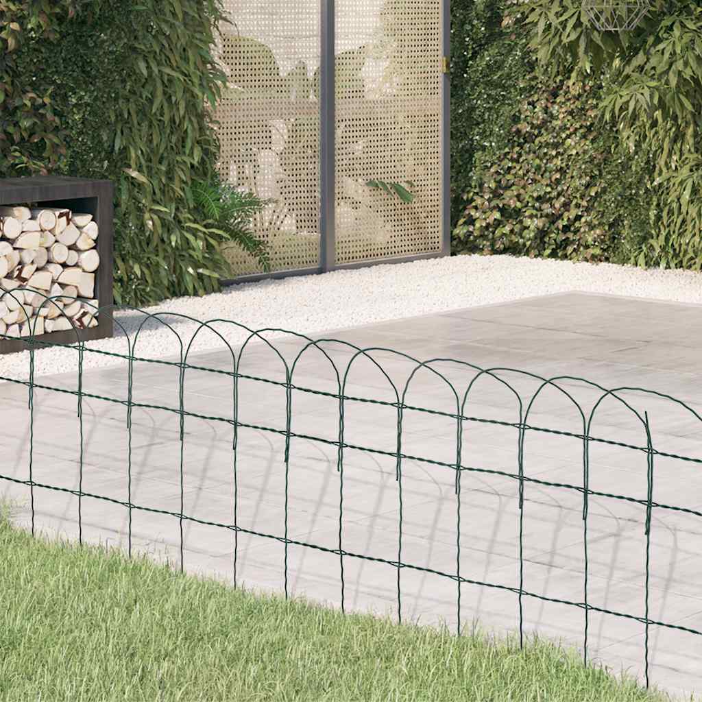 8718475875840_m_en_hd_1 vidaXL Garden Border Fence Powder-coated Iron 25x0.4 m - Image 1
