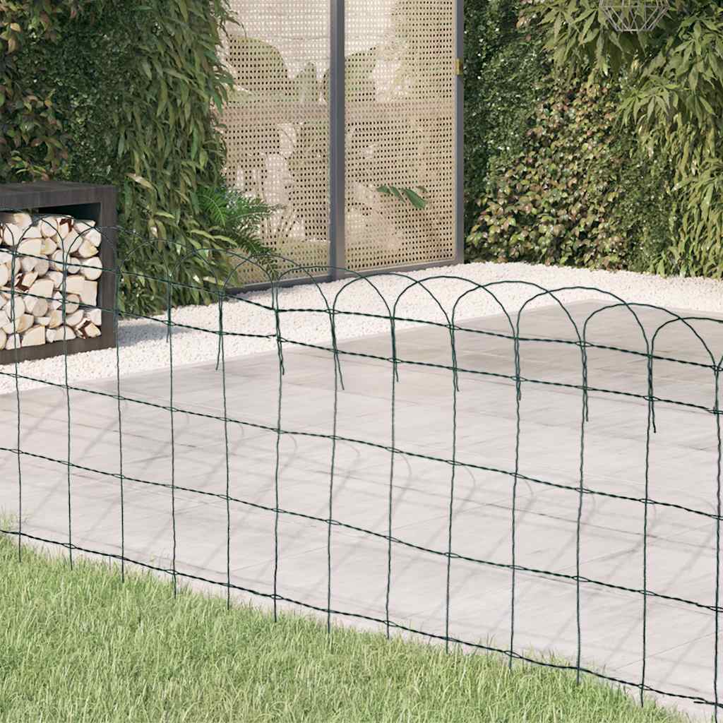 8718475875857_m_en_hd_1 vidaXL Garden Border Fence Powder-coated Iron 10x0.65 m - Image 1